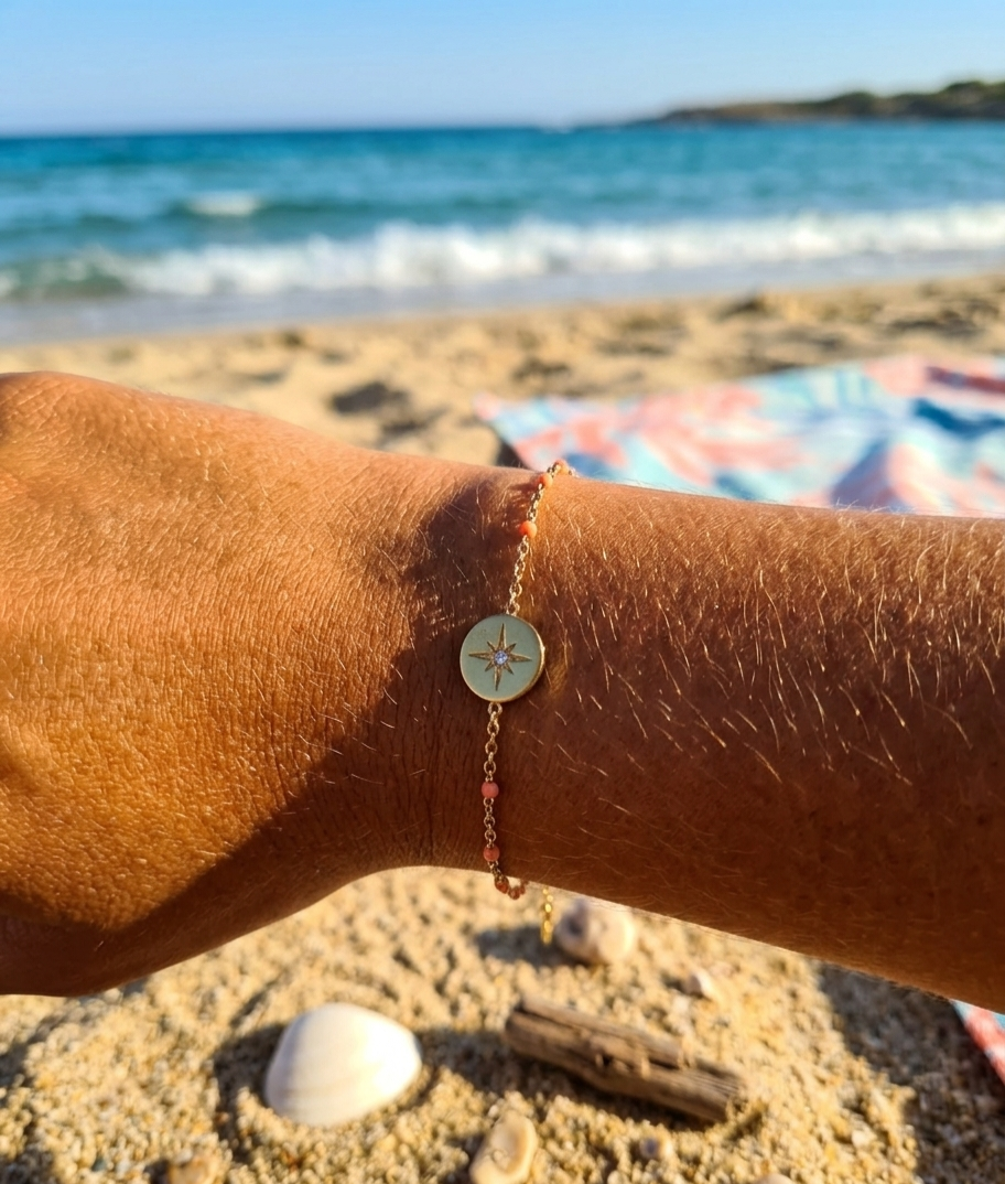 Bracelet Iris Corail