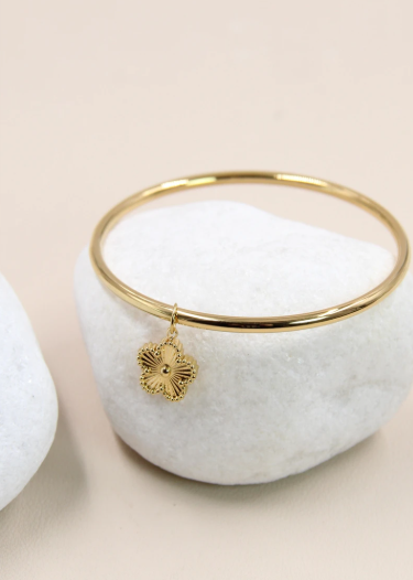 Bracelet jonc Flores