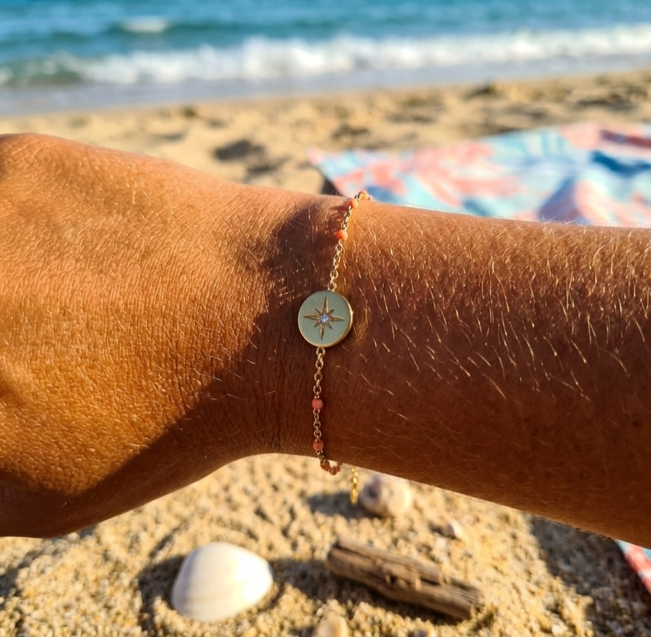 Bracelet Iris Corail