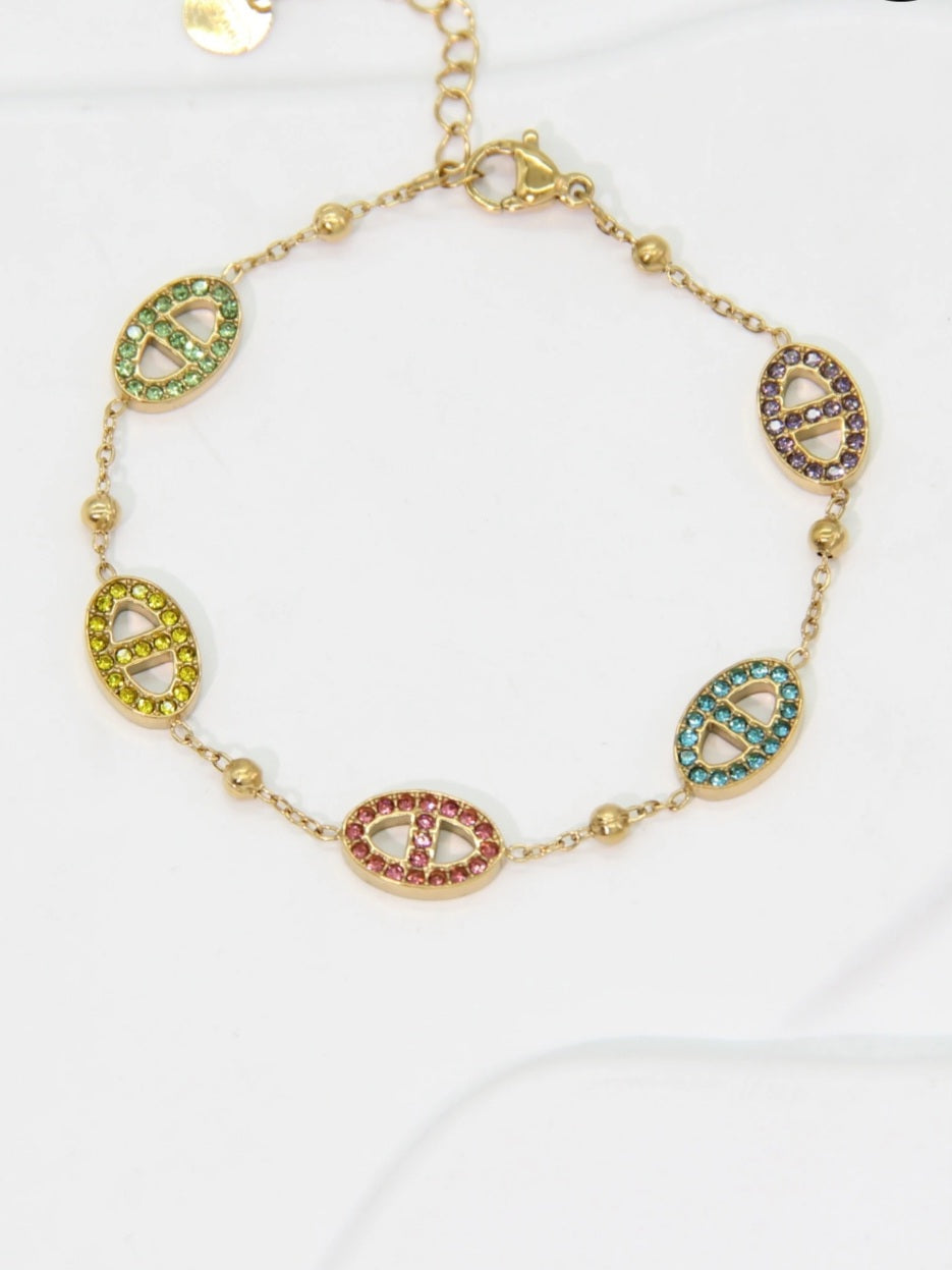 Bracelet Luna coloré